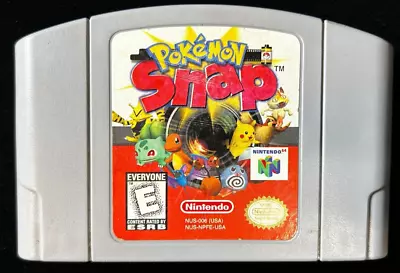 Pokemon Snap (Nintendo N64 1999) Game Cart ONLY Authentic TESTED NICE!!!* • $25