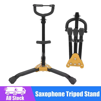 NEW Saxophone Stand Tripod Folding Holder For Alto Tenor Sax Portable GIFT OZ • $21.52