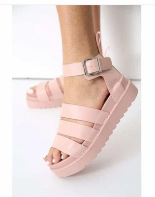 £22.99 • Buy Pink Gladiator Sandals 