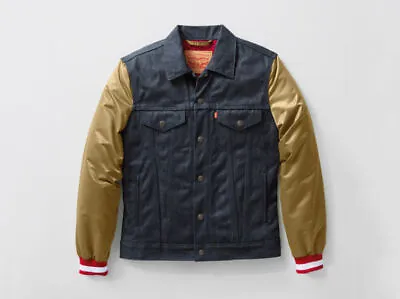 New Vintage Levis X San Francisco 49ers Satin Denim Jacket NFL • $109