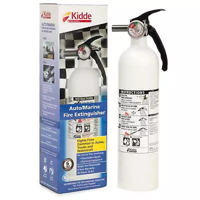 Kidde Auto/Marine UL Listed Fire Extinguisher 10-B:C Rated    US • $27.94
