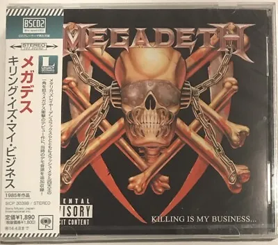 Megadeth - Killing Is My Business CD 2013 Sony SICP 30398 [Japan] [Blu-spec CD2] • $24.95