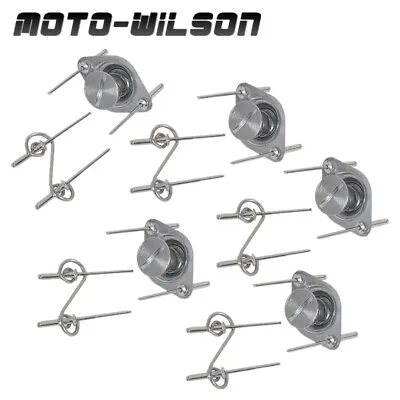 Quick Release Self Ejecting Fastener Buttons Springs Quarter Turn Button 5pcs • $15.99