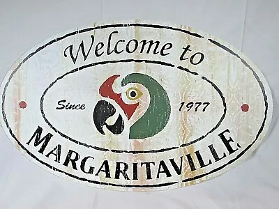 Jimmy Buffett's Margaritaville Parrot Head Pub Sign Bar Mancave Pool Patio TIKI • $39.95