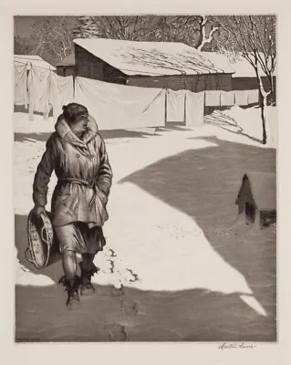 White Monday  :   Martin Lewis   : 1932:  Archival Quality Art Print • $55