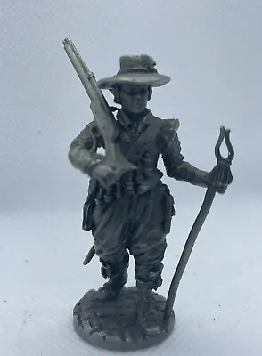 Franklin Mint  Soldiers Of The Greatest Armies  Pewter 1600 ￼ French Musketeer • $13.25