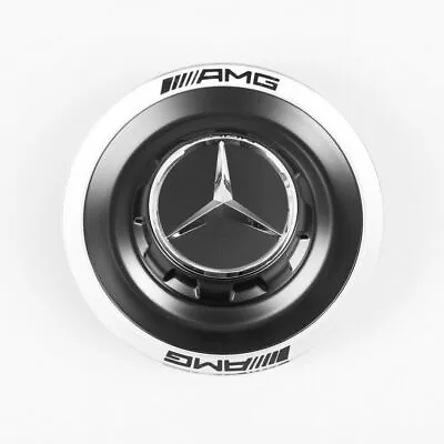 Genuine Mercedes Benz W223 C118 W177 AMG Center Black Hub Cap NEW 00040057009283 • $109.95