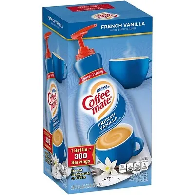 Nestle Coffee-mate Liquid Creamer Pump French Vanilla (1.5 L) • $22.99