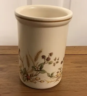 Vintage Marks & Spencer Harvest Kitchen Utensil Holder / Pot 16cm X 11cm • £4.99