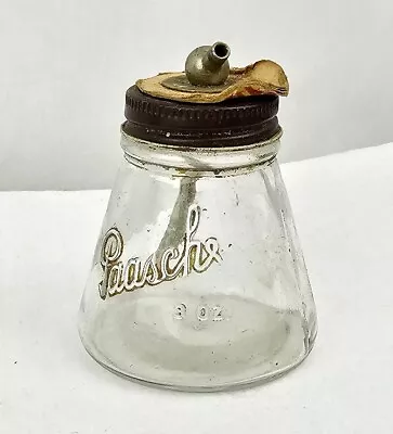 Vintage AIRBRUSH MODEL PAINTING Paasche 3 Oz Glass Cannister Container • $8.75