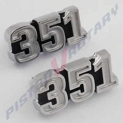 351 Guard Badges X2 NEW For Ford Falcon Fairmont Fairlane V8 XA XB Fender Badge  • $49.95