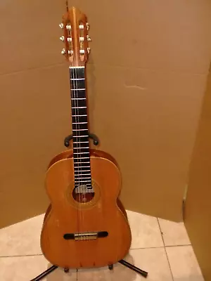 1950s INDALECIO CHAVEZ & JOSE SANABRIA CLASSICAL GUITAR RARE MADE IN PARAGUAY • $859.99