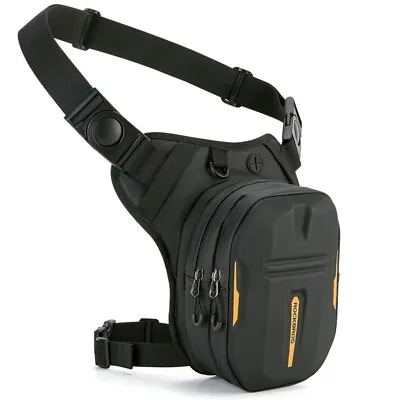 ROCKBROS Motorcycle Backpack Cycling Bag Hard Shell Waterproof Motorcycle Bag • $26.99