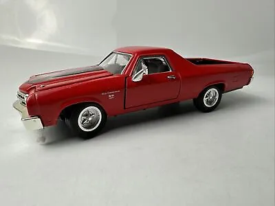 Motor Max 1/24 Scale 79347 - 1970 Chevrolet EL Camino SS 396- Red • $19.99