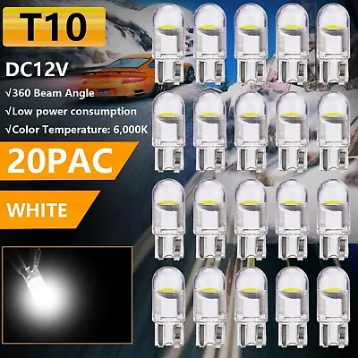 Waterproof Cob Bright Car Interior Led Light Bulbs For XSTORM WHITE T10 194 168 • $23.49