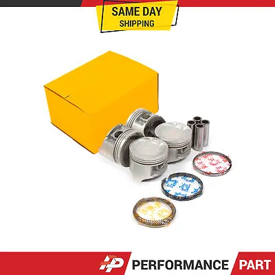 Pistons With Rings @STD Fit Honda Civic VX Vtec 1.5L D15Z1 16V • $97.94