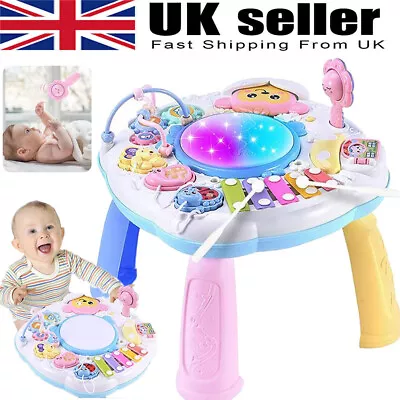 Baby Activity Center Table Kids Educational Musical Learning Toys For 6 Months+ • £17.90