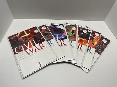 Civil War A Marvel Comics Event In Seven Parts Complete Set #1 #2 #3 #4 #5 #6 #7 • $90