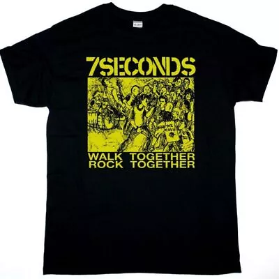 7 Seconds Walk Toghether Rock Together New Black T Shirt • $25.99