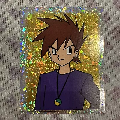 Pokemon 1999 Merlin Topps Sticker Gary Oak Holo Prism Sparkle Glitter S31 • $2.95