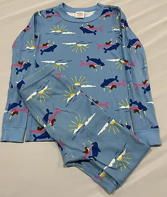 Hanna Andersson Kid’s Pajamas Mermaid & Narwhal US 8 (130cm) • $15