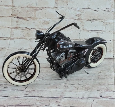$129.95 • Buy Vintage Handmade 'Easy Rider-Harley Davidson Chopper' Metal Toy Motorcycle Gift
