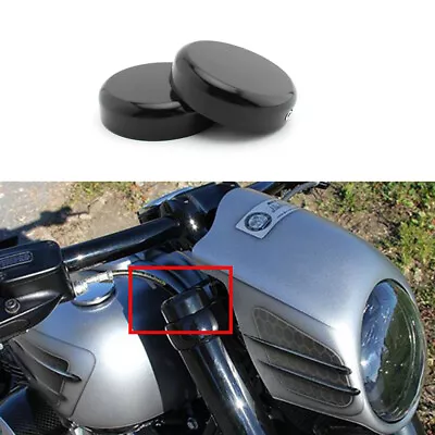 $17.19 • Buy Upper Fork Covers Caps For Harley V-ROD NIGHT ROD SPECIAL 2007-2011 Dyna 2006-17