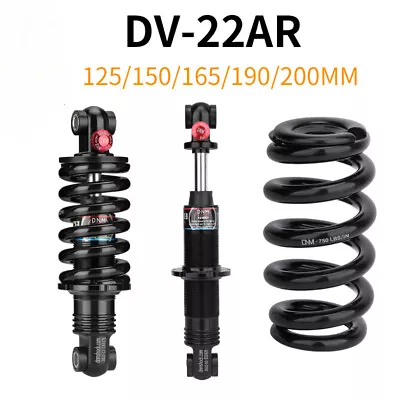 Mountain Bike Rear Shock Absorber Adjustable Suspension Spring 125mm-200mm • $190