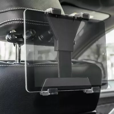 For IPad 7 -12'' Tablet Holder Stand Car Headrest Mount Back Seat Adjustable • £9.99