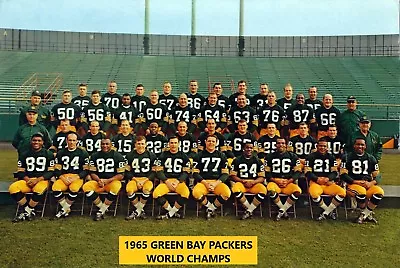 1965 Green Bay Packers 8x10 Team Photo Football Picture World Champs Nfl • $4.99