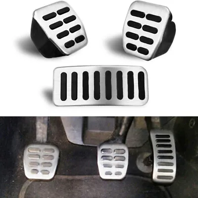 $14.99 • Buy 3pcs Clutch Gas Brake Foot Pedal Cover For VW Bora Golf MK3 MK4 Vento Lupo Polo