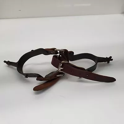 Vintage Horse Leather/Metal Stirrups Total 2 • $9.99