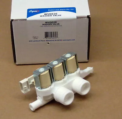 Supco Washing Machine Water Valve WV0026 For GE WH13X10026 AP3995044 PS1482390 • $31.57