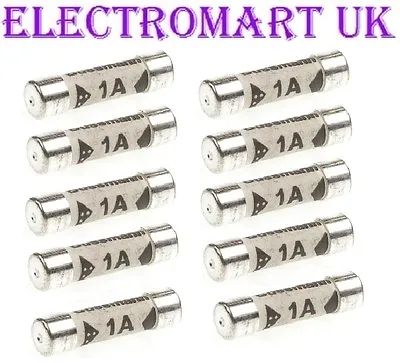 Bussman 10 X 1a 1 Amp Mains Fuse Plug Top Fuses • £3.90