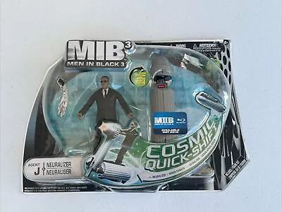 MIB Men In Black 3 Agent J Figure W/ Cosmic Quick-Shift Neuralizer NIP 2012 • $31.99