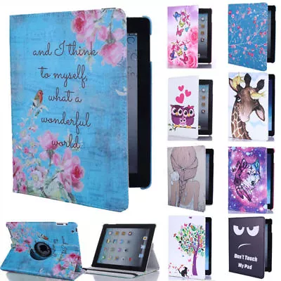 For Apple IPad 9.7 2018 (6th Generation) 360° Rotating Leather Smart Case Cover  • £7.99