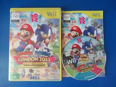 Mario And Sonic At The London 2012 Olympic Games - Nintendo Wii Games PAL AUS • $24.30