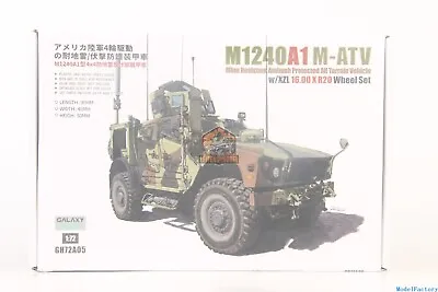 GALAXY HOBBY GH72A05 1/72 M1240A1 (M-ATV) MRAP W/O-GPK Model Kit • $22.99