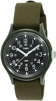 New Timex Original Vietnam Campers 36mm Black Dial Khaki Nylon Strap Watch  • $98.49