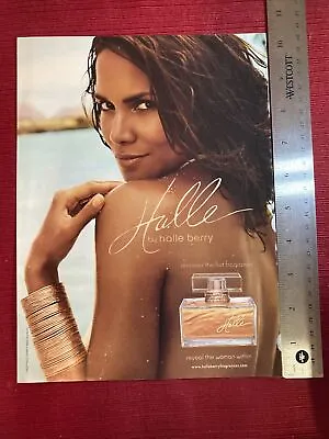Halle Berry Halle Fragrance 2010 Print Ad - Great To Frame! • £6.76