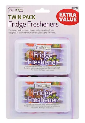 £2.79 • Buy 2 X Fridge Fresheners Food Safe Deodoriser Smell Cleaner Eliminator 1 YR SUPPLY