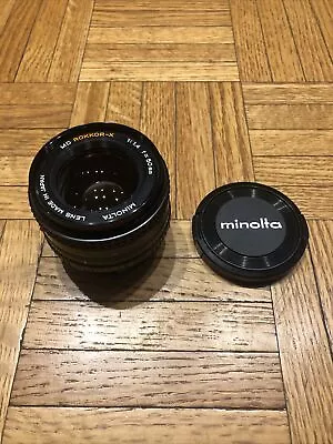 Minolta MD Rokkor-X 50mm F/1.4 SR Mount Manual Focus Camera Lens - EXC • $72
