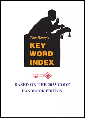 2023 Key Word Index HANDBOOK EDITION By Tom Henry • $29