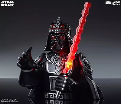Star Wars Darth Vader Designer Collectible Bust By Unruly Industries • £110.99