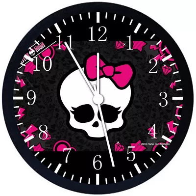 Monster High Black Frame Wall Clock Z01 • $19.95