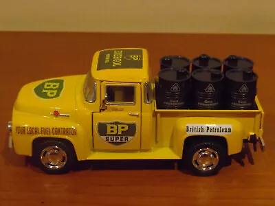 Custom Ford F-100 BP British Petroluem 1/43 Scale Ute With Petrol Drums Diecast • $48