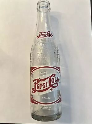 Vintage Pepsi-Cola Double Dot Sparkling 8 Oz  Bottle. Detroit- GD. Rapids MI • $25