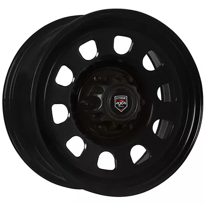 Extreme 4X4 Steel Wheel D-Hole 17X8 6/139.7 45P Black 106.1 Ford Ranger Everest • $134.53