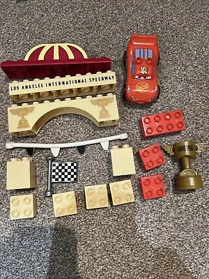 Disney Pixar Cars Mega Bloks 7767-Piston Cup- Lightning McQueen- Complete • £12.99