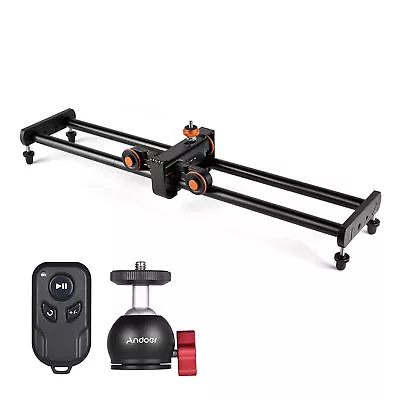 Video Dolly Slider Kit With 3-wheel Auto Dolly Car 3 Speed K4D5 • $204.74